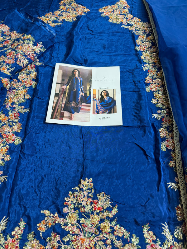 Hussain Rehar blue wedding edition