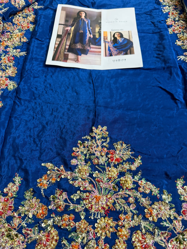 Hussain Rehar blue wedding edition