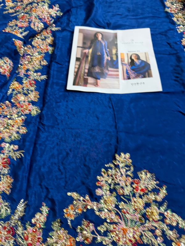 Hussain Rehar blue wedding edition