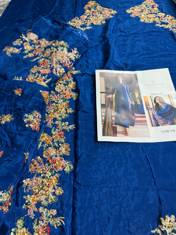 Hussain Rehar blue wedding edition