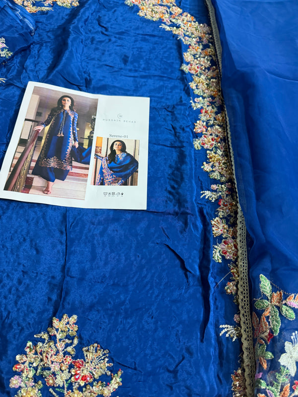 Hussain Rehar blue wedding edition