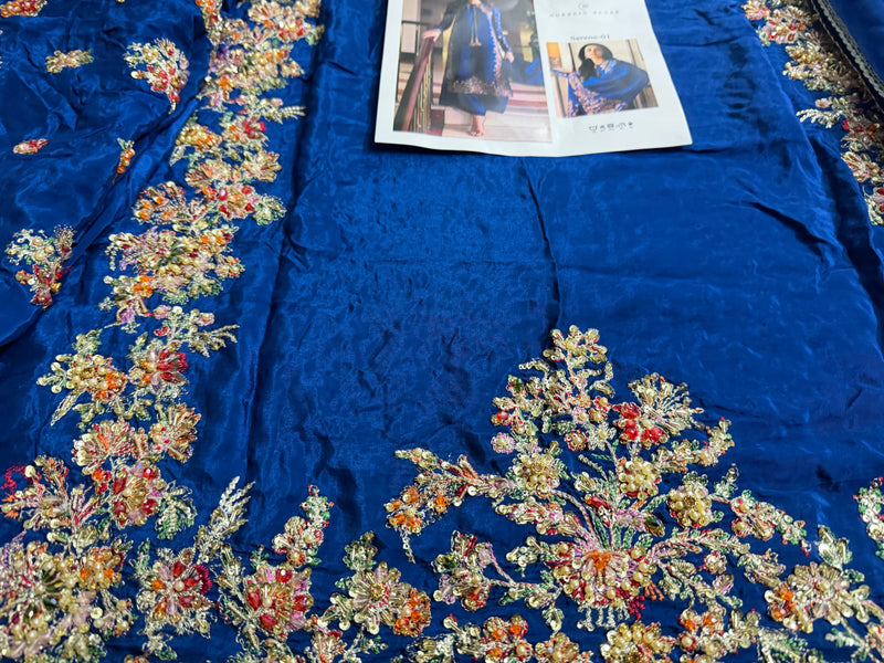 Hussain Rehar blue wedding edition