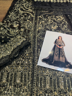 Kanwal malik black  wedding edition