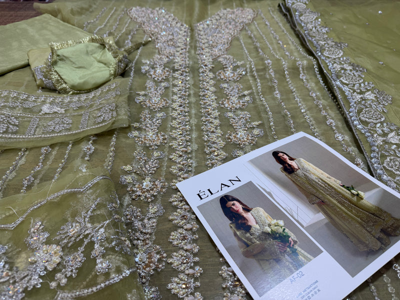 Elan lime gold wedding edition