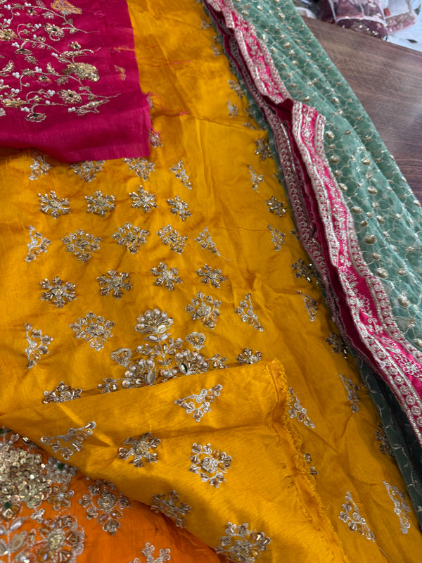 Maria B multi wedding edition chiffon