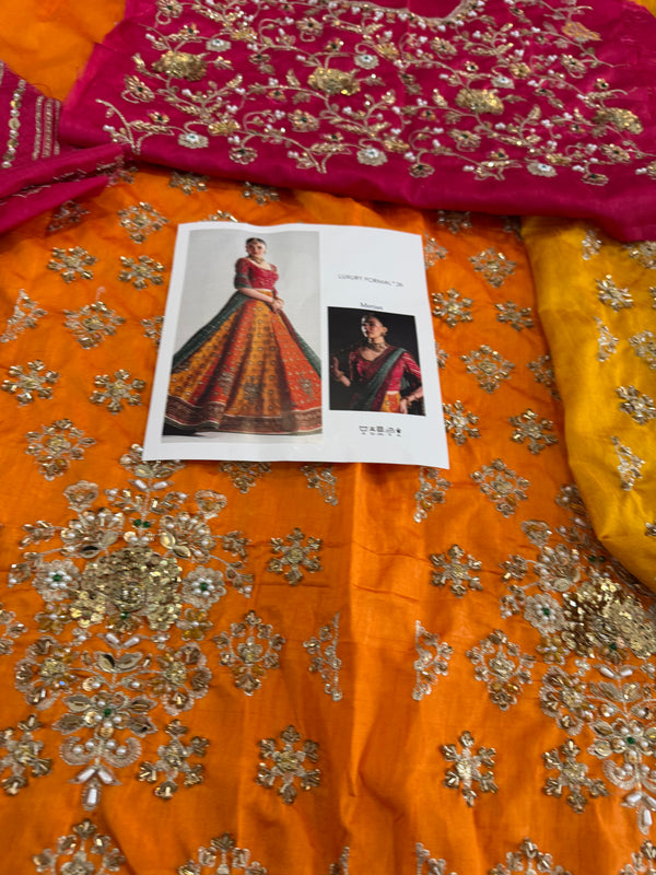 Maria B multi wedding edition chiffon