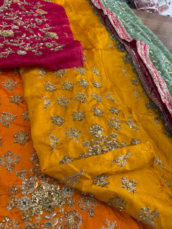 Maria B multi wedding edition chiffon