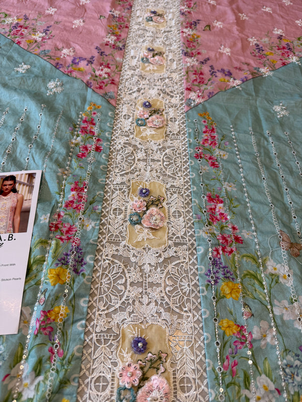 Maria B pink multi lawn 2026