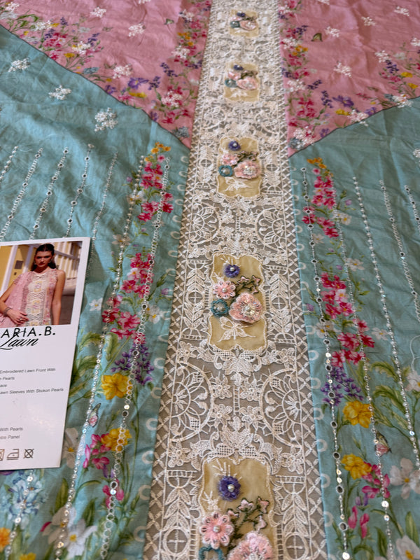 Maria B pink multi lawn 2026