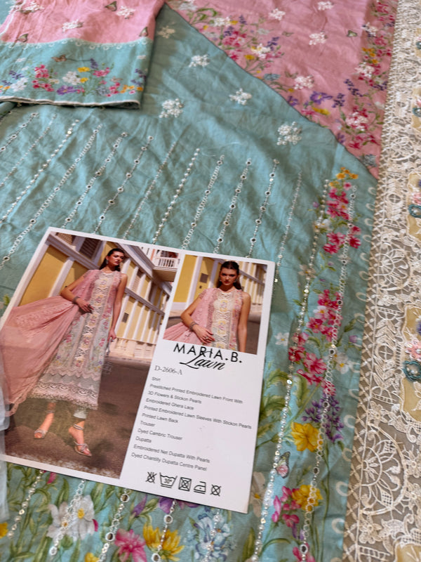 Maria B pink multi lawn 2026