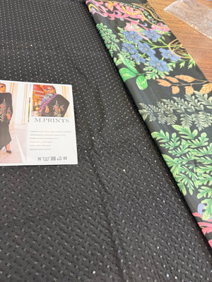 Maria B black multi winter collection