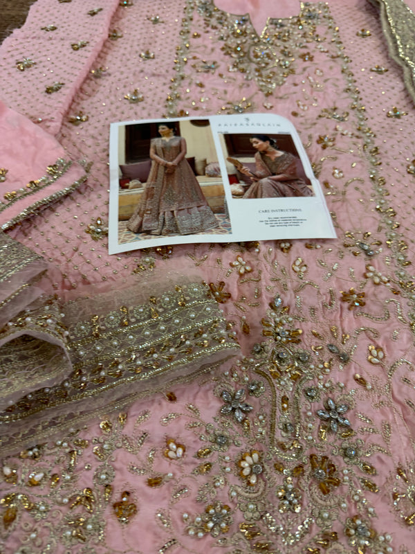 Faiza Saqlain chiffon wedding edition