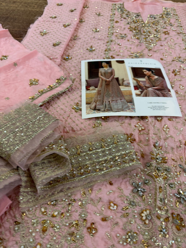 Faiza Saqlain chiffon wedding edition