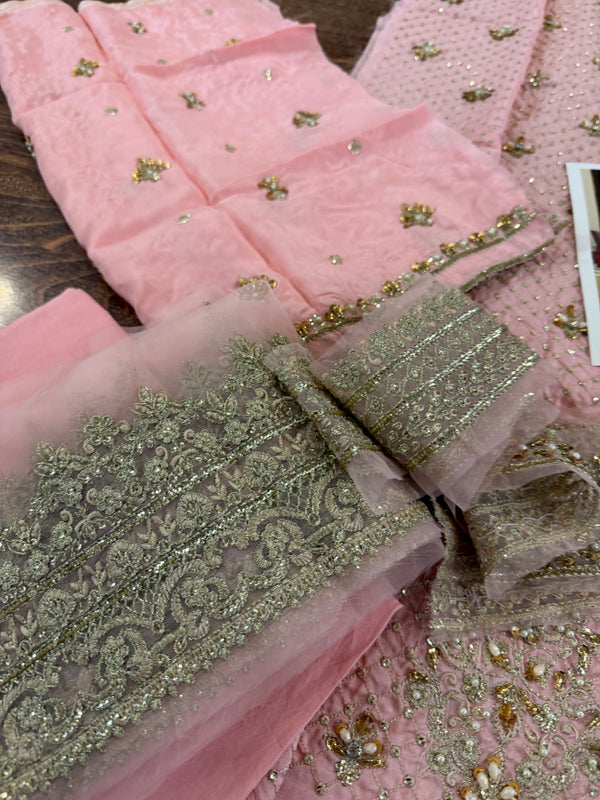 Faiza Saqlain chiffon wedding edition