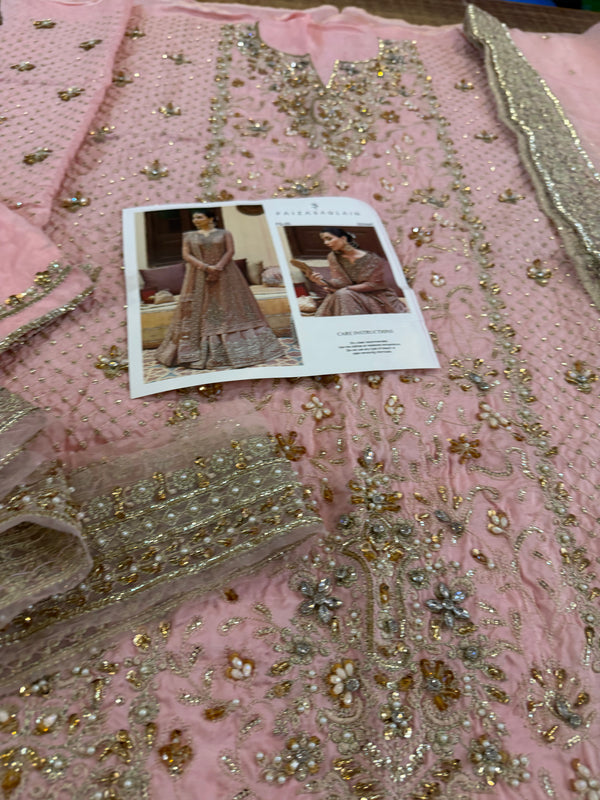 Faiza Saqlain chiffon wedding edition
