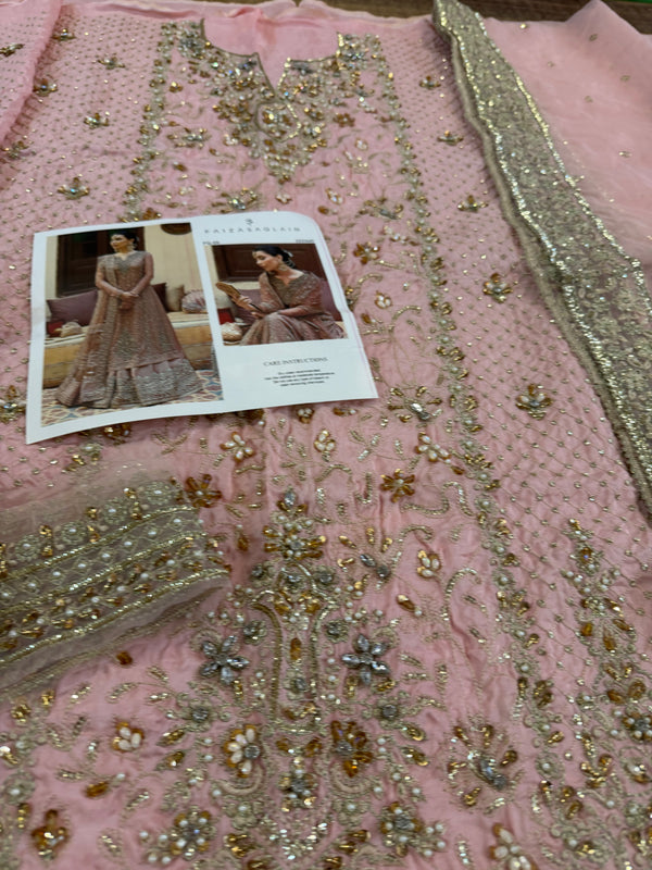 Faiza Saqlain chiffon wedding edition