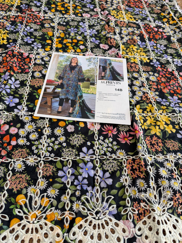 Maria b black multi mprint 2026