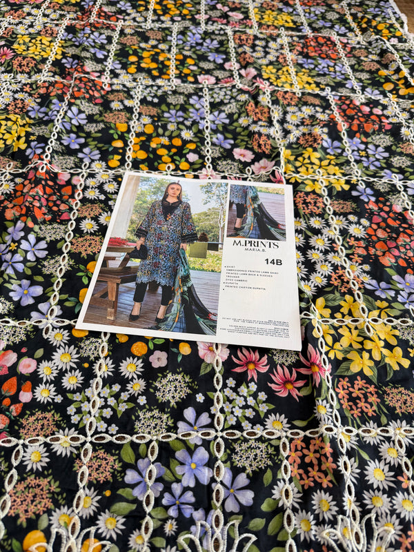 Maria b black multi mprint 2026