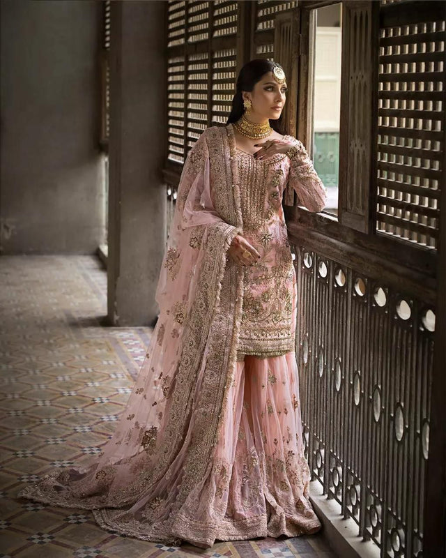 Erum Khan pink  wedding collection