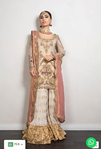 Mina hassan ivory wedding edition