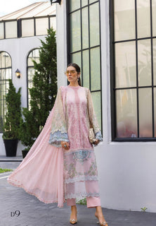 Maria b pink brown Eid ul azha collection
