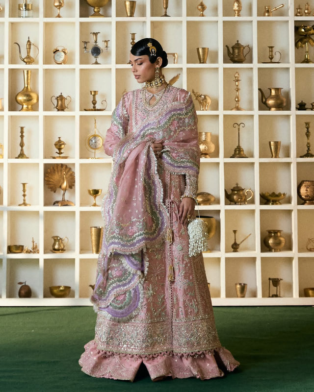 Suffuse by sana yasir pink wedding edition