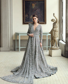 Republic womenswear grey  wedding edition