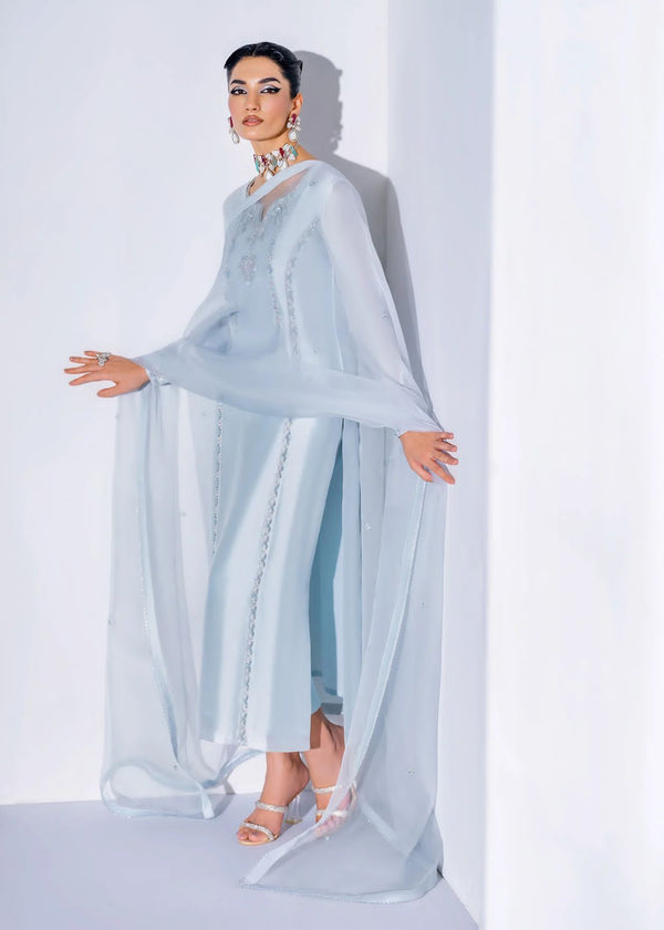 Maham asad inspired on pure tussle silk along pure dopata