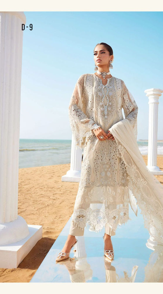 Maria b white premium eid collection lawn 2025