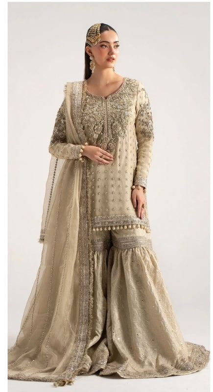 Faiza saqlain ivory wedding edition