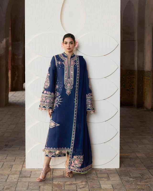 Hussain rehar blue lawn 2026