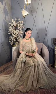 Haris Shakeel ivory wedding edition