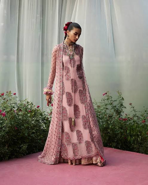 Hussain rehar pink wedding edition