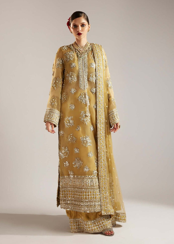 Husssin rehar mustard yellow wedding edition