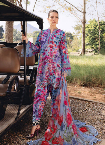 Maria b blue multi mprint 2026