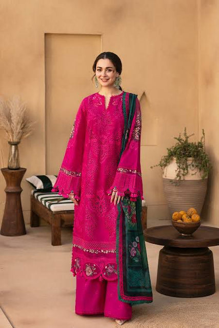 Saira RIZWAN pink lawn 2025