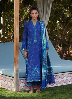 Farah talib aziz blue lawn 2025