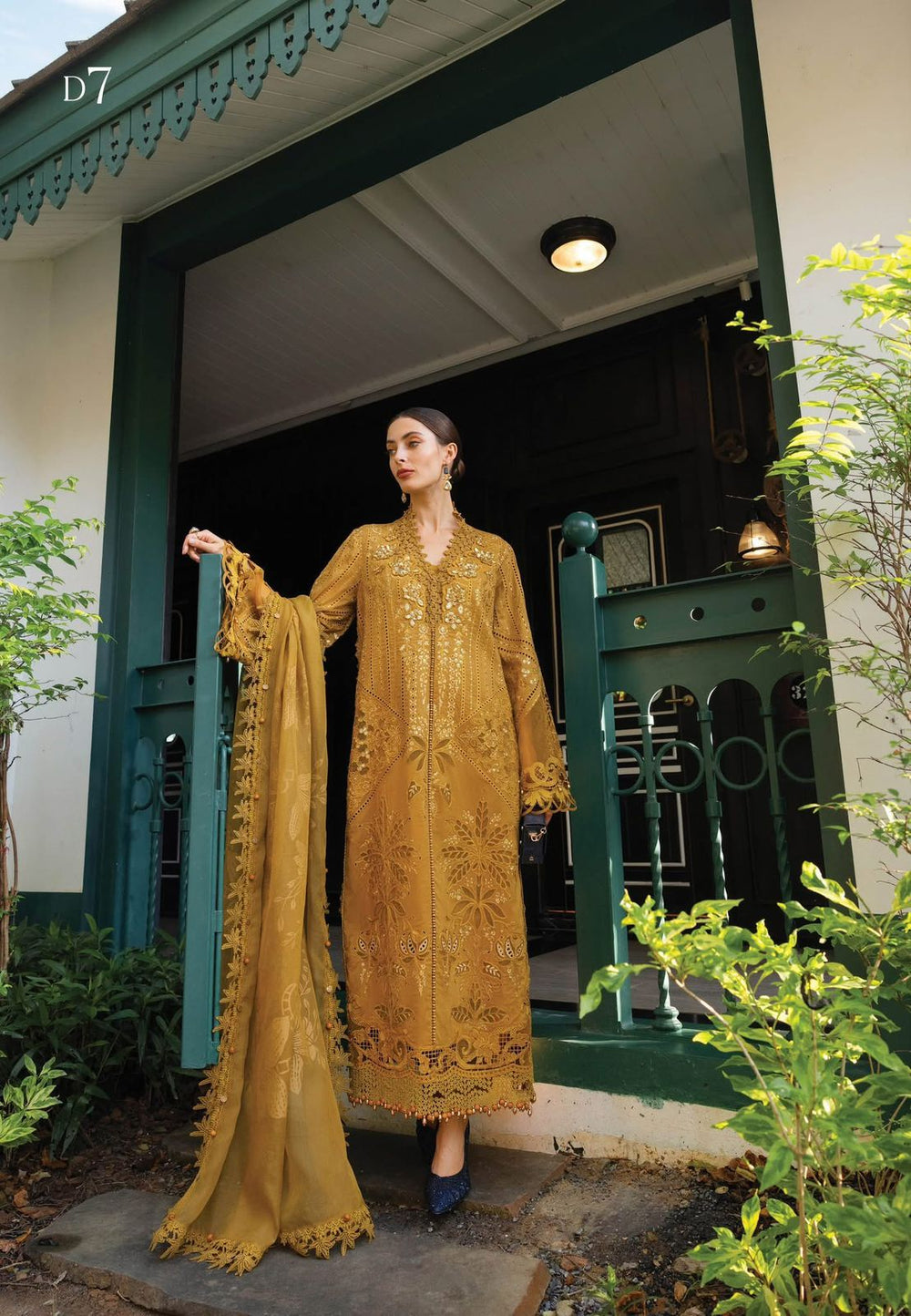 Maria b golden Eid ul azha collection