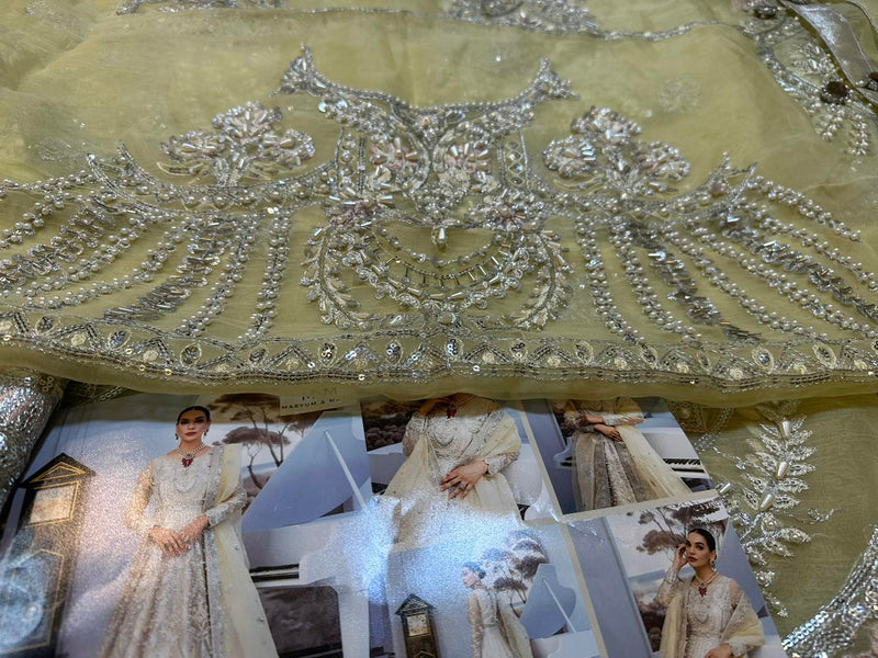 Maryam & Maria brides ivory lime maxy edition